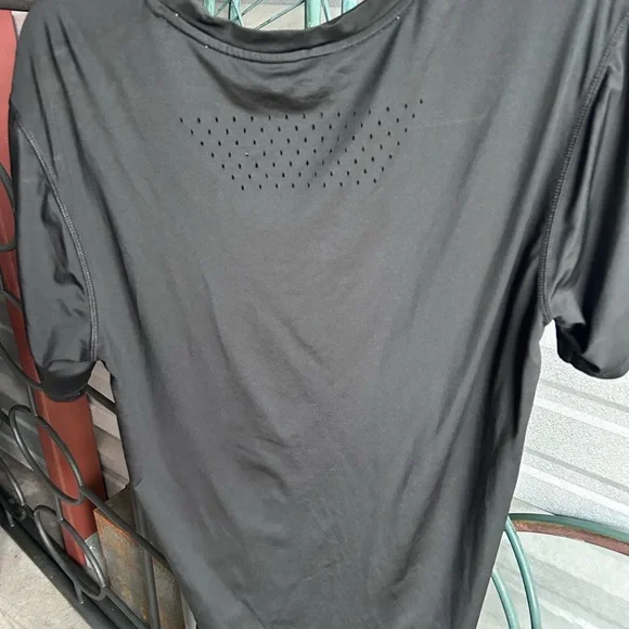 Champion Men's Tee in Black with Neon Green Highlights - Picture 4 of 4